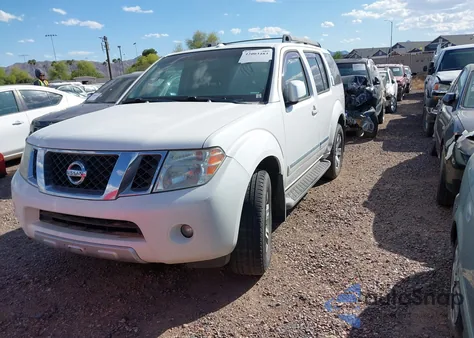 2008 Nissan Pathfinder Le from USA, damaged, VIN 5N1AR18U78C624178